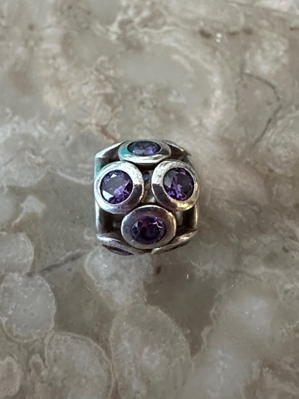 Pandora whimsical lights purple charm